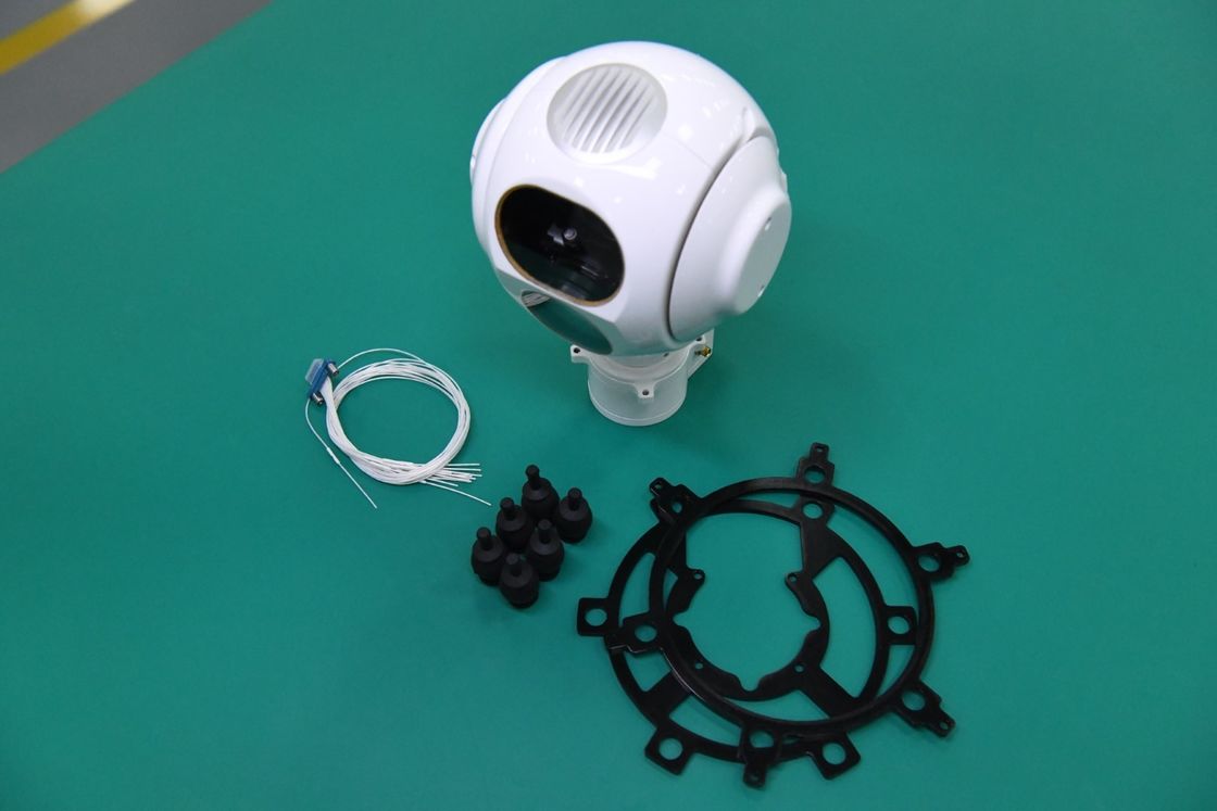 Caméra optique gyroscopique 12V de cardan d'UAV de télémètre de capteur et de laser d'ordre technique électro