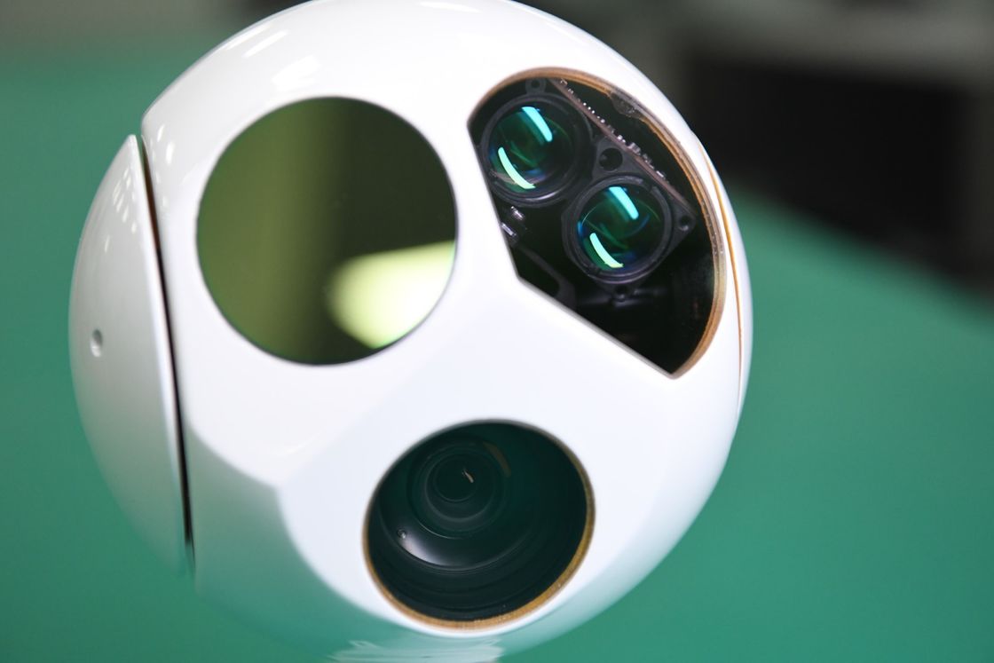 Capteur laser télémètre caméra électro-optique à trois axes 1kg EO IR Résolution 640x512
