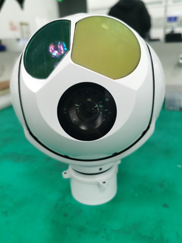 caméra optique de cardan du système de piste de capteur de 35mm IR électro UAV avec la sortie d'IP