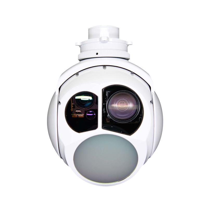 4k HD LWIR PTZ 30x Optical Zoom UAV Caméra de sécurité thermique pour la détection