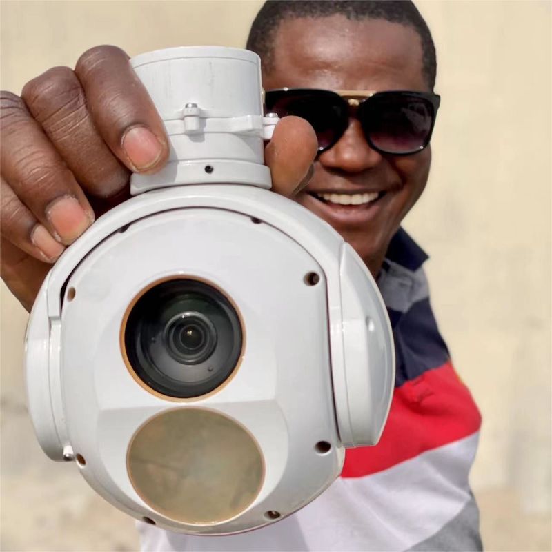 UAV électro-optique 30X Zoom EO 640x512 Caméra thermique IR avec sortie vidéo Ethernet TS120BT-04